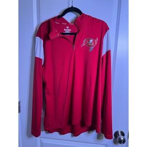 Fanatics Tampa Bay Buccaneers Women 3XL Red Quarter‎ Zip Pullover NFL Gameday